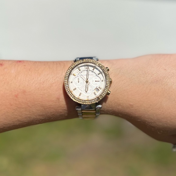 Michael Kors Accessories - Two Toned Gold & Silver Micheal Kors Watch